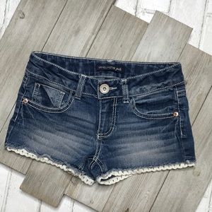 Vanilla Star girl jean shorts size 7
